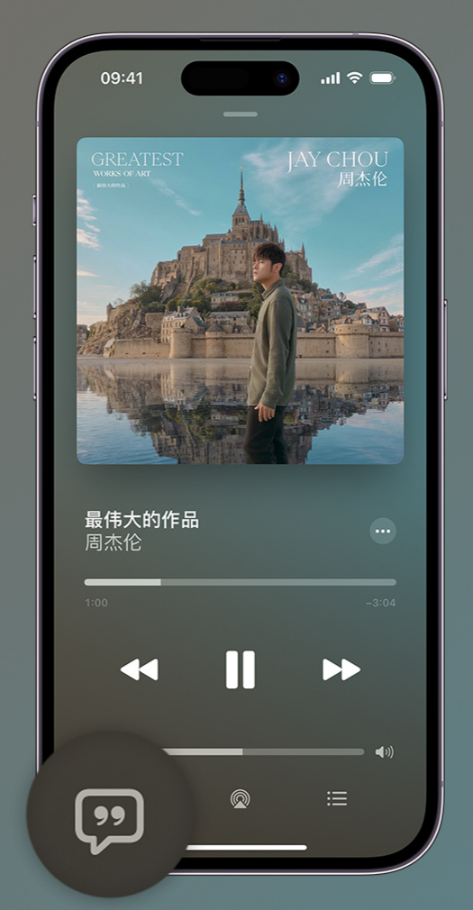 乾安iphone维修分享如何在iPhone上使用Apple Music全新唱歌功能 