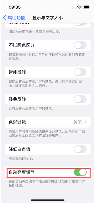 乾安苹果15维修店分享iPhone 15 Pro系列屏幕亮度 