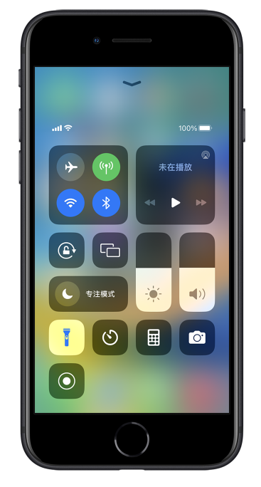 乾安苹果14维修分享苹果iPhone 14 Pro手电筒开启方法 