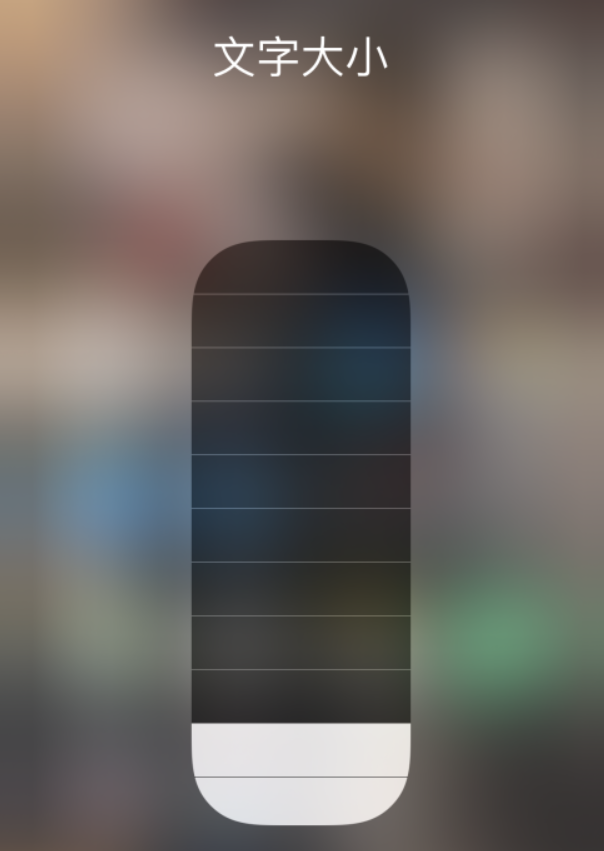 乾安苹果手机维修分享小技巧：在 iPhone 控制中心快速调节字体大小 